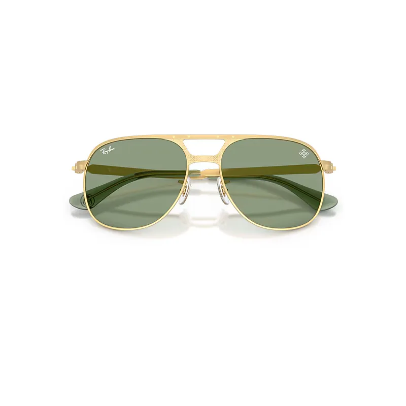 Ray-Ban Marvel Doctor Doom Bill Max Sunglasses Gpvelu Frame Green Lenses 59-17 by Ray-Ban