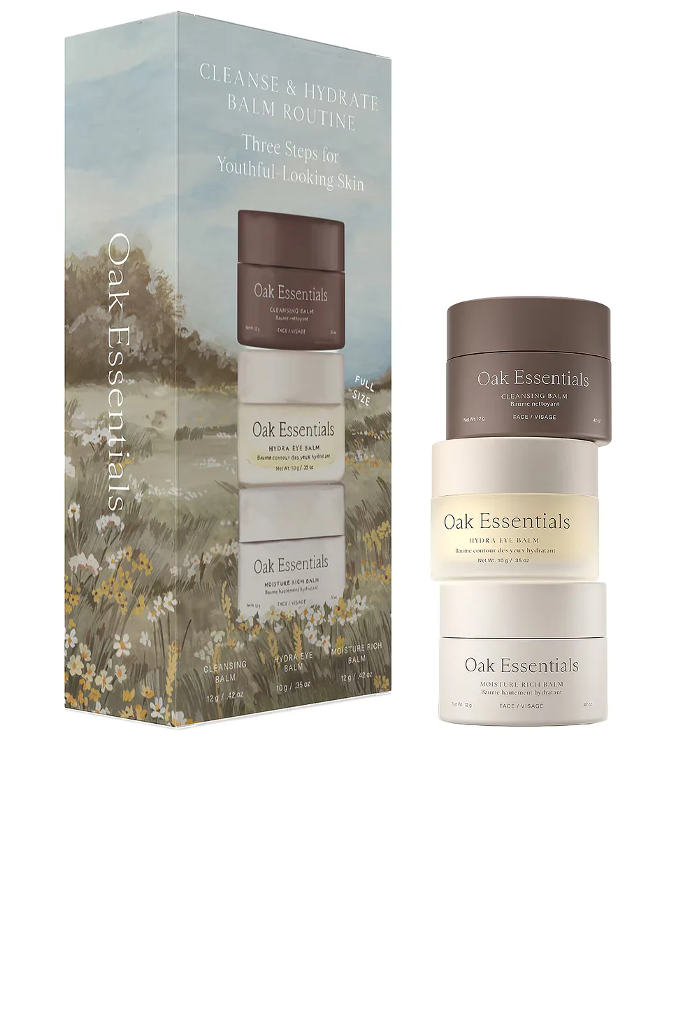 Cleanse & Hydrate Balm Routine by Oak Essentials