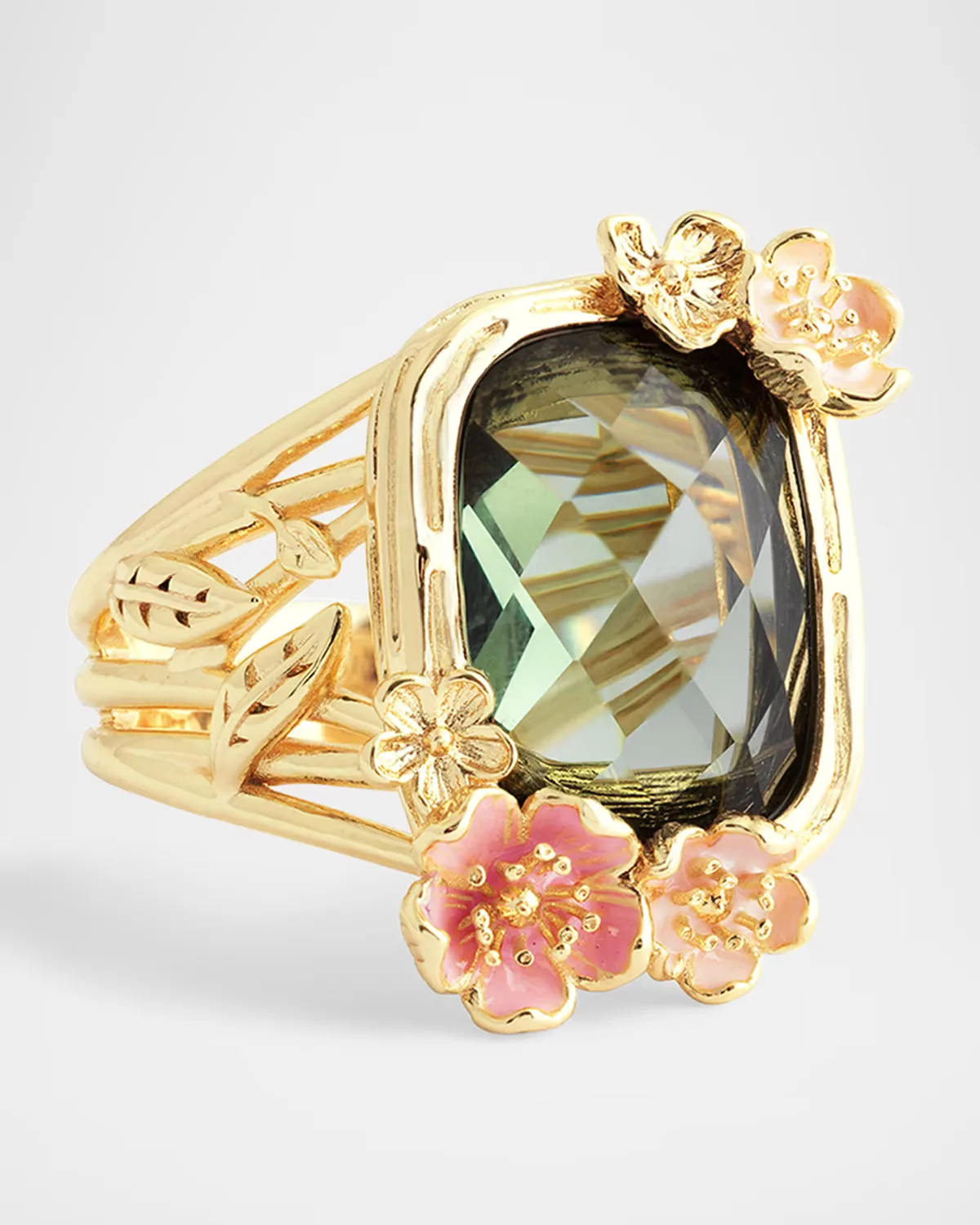 Wildflowers Stone Statement Ring by Anabel Aram Jewelry