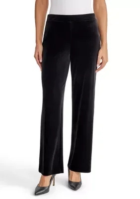 Wide Leg Velvet Pants by Kasper