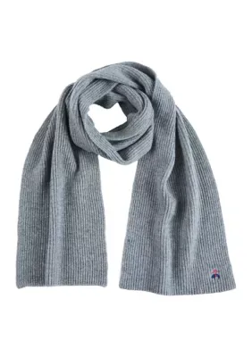 Signature Ribbed Scarf by Brooks Brothers