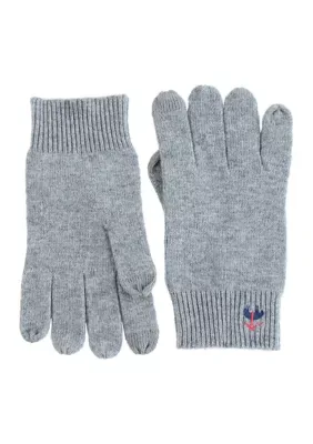 Wool and Cashmere Knit Gloves by Brooks Brothers