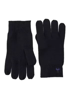 Wool and Cashmere Knit Gloves by Brooks Brothers