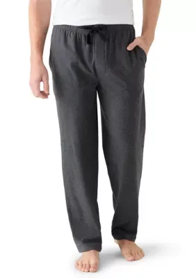 Brushed Heather Twill Knit Sleep Pants by IZOD