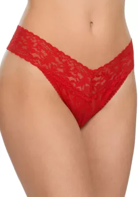 Lace V-Cut Thong by Hanky Panky