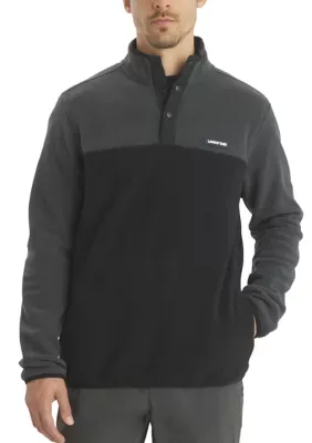 Colorblock 1/4 Zip Pullover by Lands' End