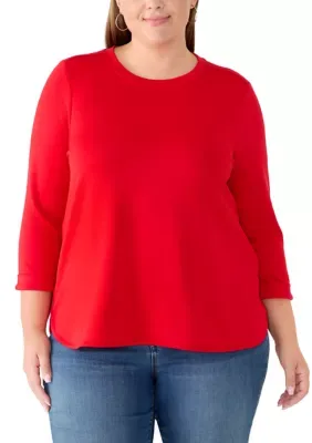 3/4 Sleeve Baby Terry T-Shirt