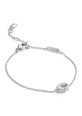 Signature C Prong Charm Bracelet, 7 In by Coach