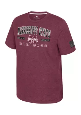 NCAA Mississippi State Bulldogs Short Sleeve Joint Base Graphic T-Shirt