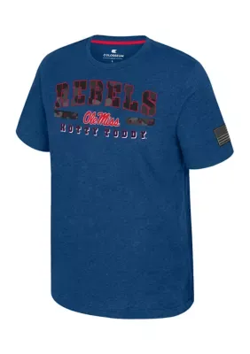 NCAA Ole Miss Rebels Short Sleeve Joint Base Graphic T-Shirt by Colosseum
