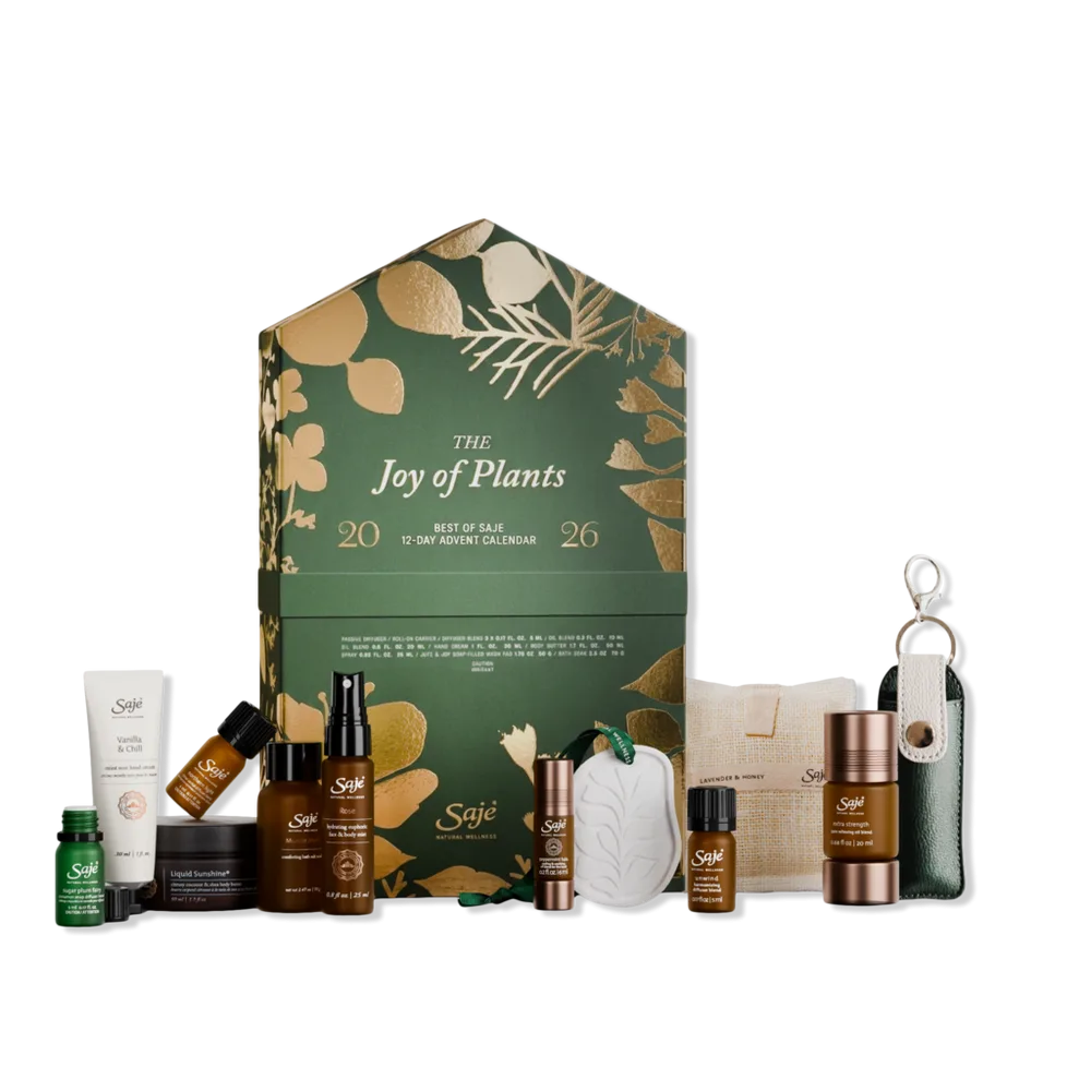 The Joy of Plants, Best of Saje 12-Day Advent Calendar by Saje Natural Wellness