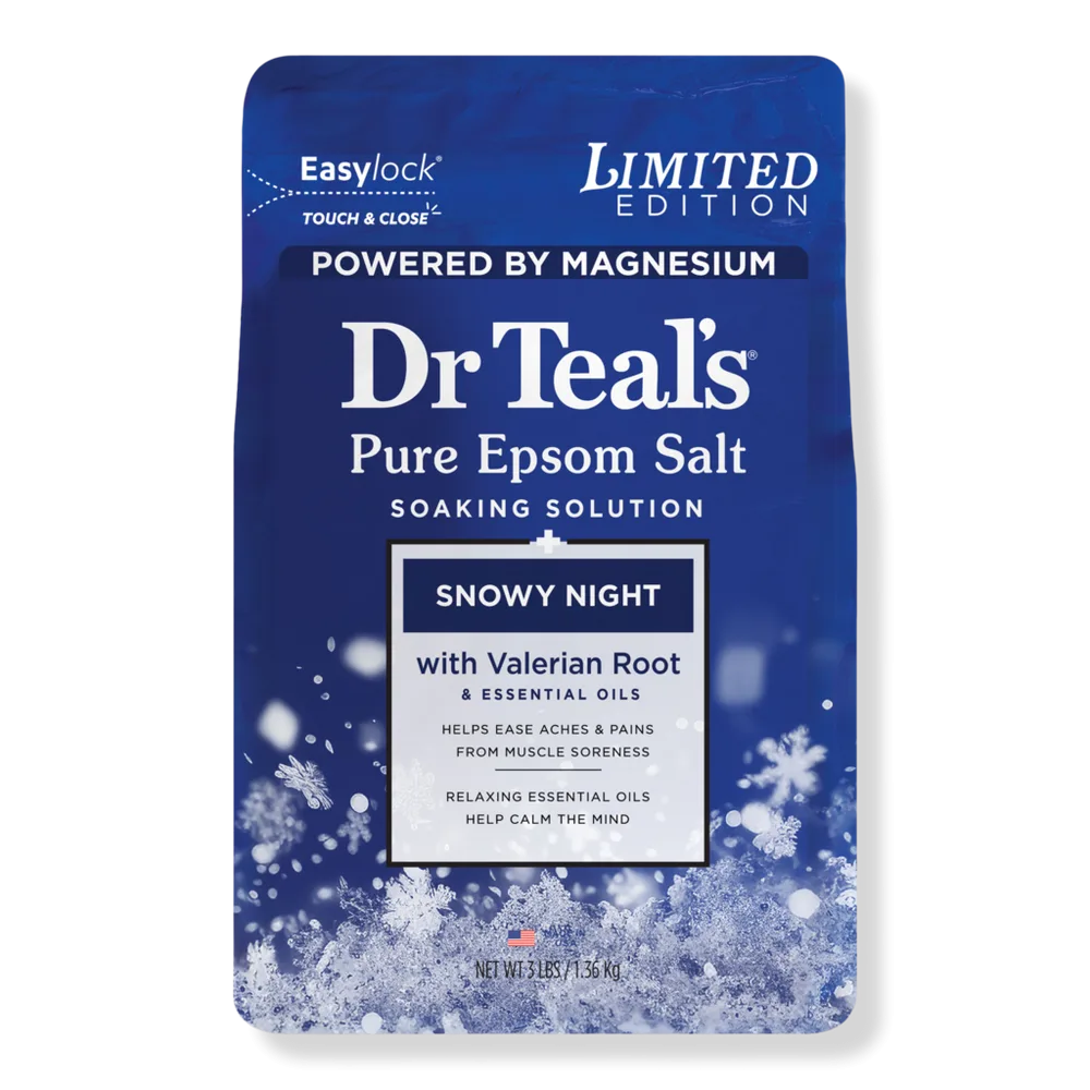 Snowy Night Epsom Salt Magnesium Soak by Dr Teals