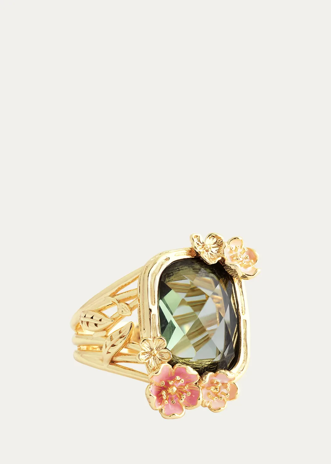 Wildflowers Stone Statement Ring by Anabel Aram Jewelry