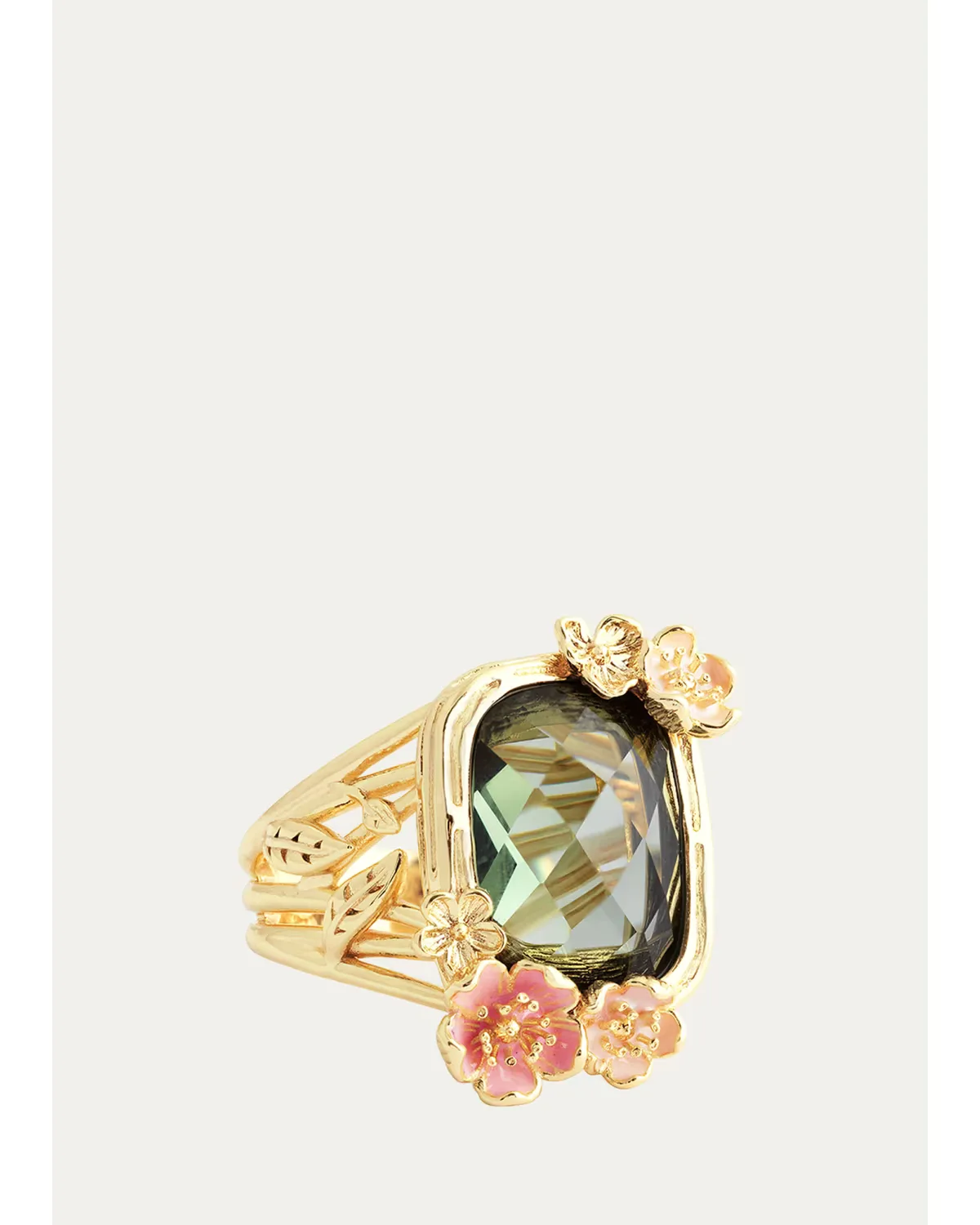 Wildflowers Stone Statement Ring by Anabel Aram Jewelry