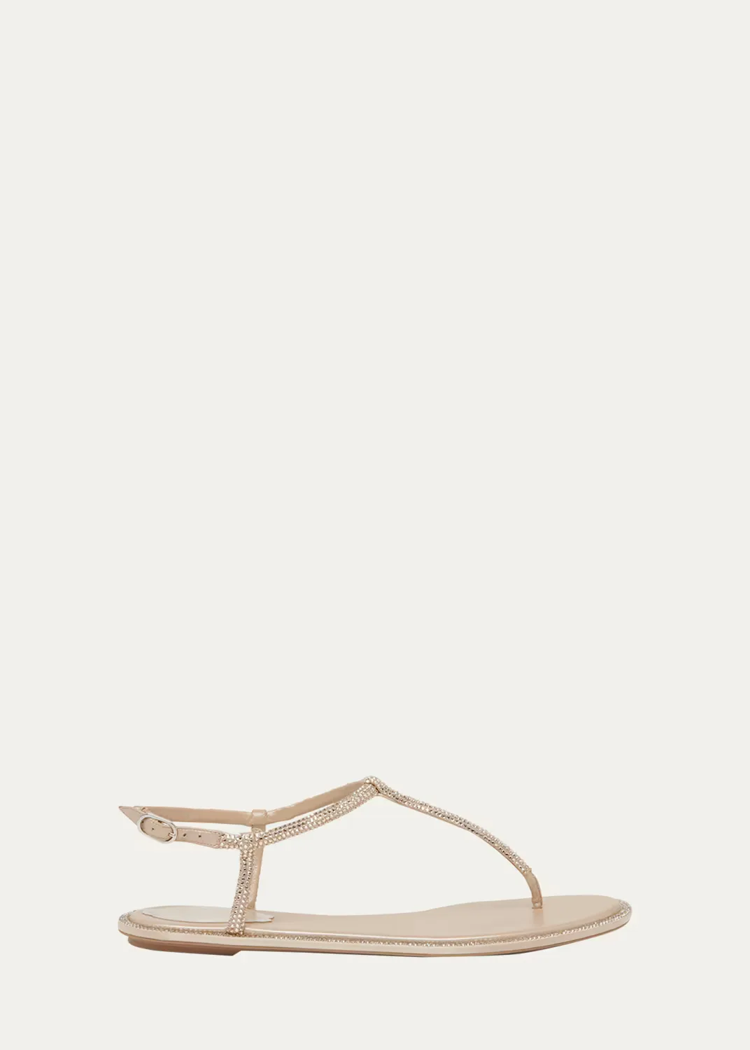 Strass T-Strap Thong Sandals by Rene Caovilla
