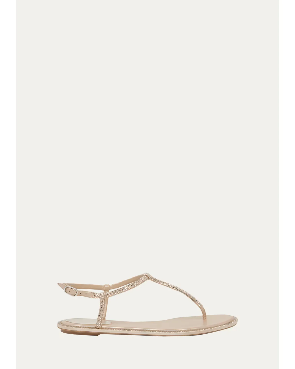 Strass T-Strap Thong Sandals by Rene Caovilla