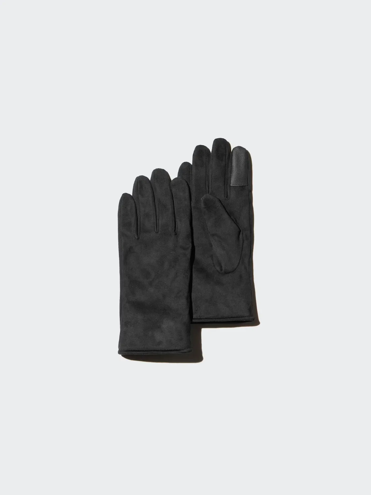 Heattech Lined Gloves Faux Suede