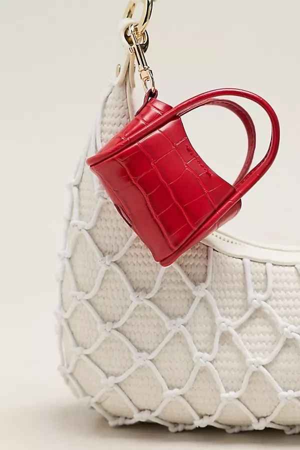 Woven Mini Bag AirPods Case by Anthropologie