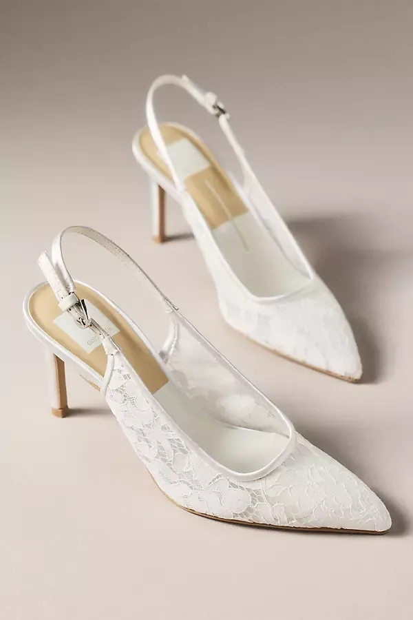 Yami Lace Slingback Heels by Dolce Vita
