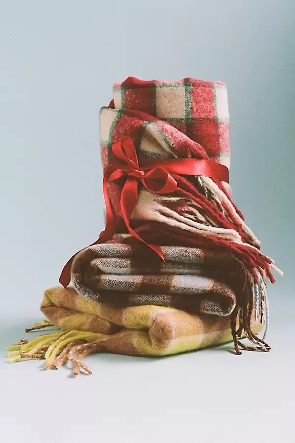 Pop Plaid Scarf by Maeve
