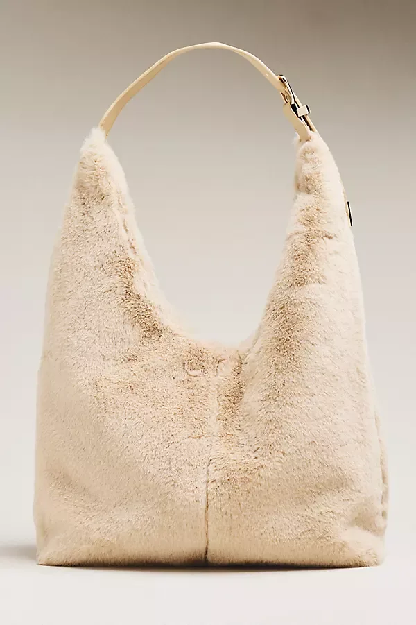 Love Knot Faux Fur Slouchy Bag by Anthropologie