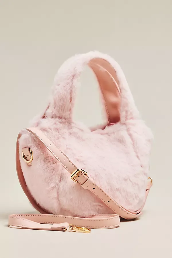 Sonia Faux Fur Mini Slouchy Tote Bag by Anthropologie