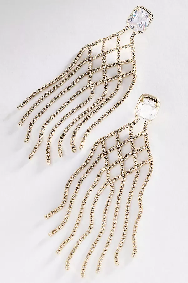 Crystal Chandelier Earrings by Anthropologie