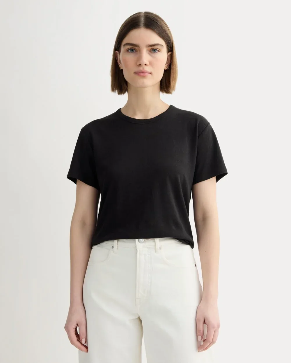 Box-Cut Tshirt, Cotton Linen by Everlane