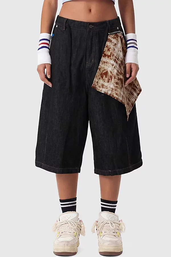 Detachable Kerchief Baggy Longline Jorts by Aelfric Eden