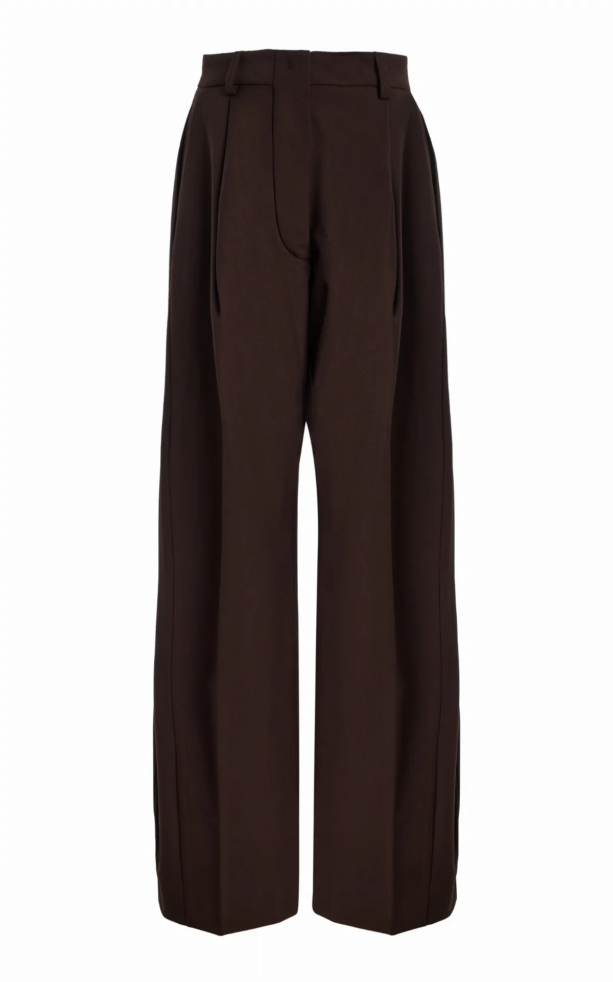 Billie Twill Wide-Leg Pants