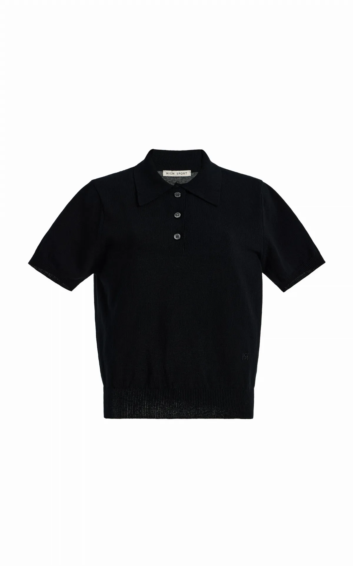 Court Cotton Crepe Polo Shirt