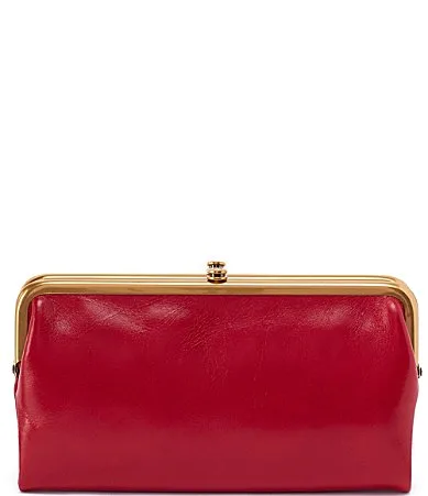 Original Leather Lauren Double-Frame Wallet by Hobo
