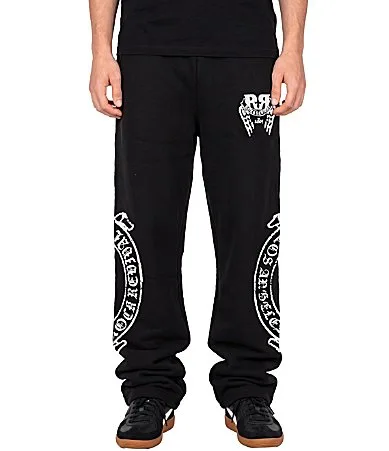 Skull Fleece Sweatpants by Rock Revival
