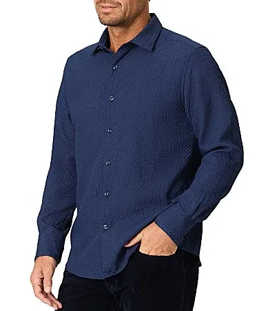 Devonshire Long Sleeve Woven Shirt by Robert Graham