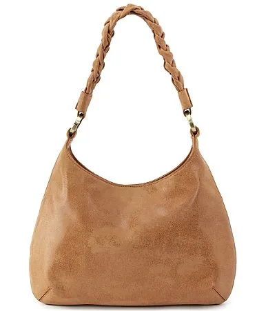 Madison Leather Braided Handle Shoulder Bag by Hobo