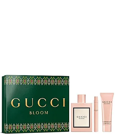 Bloom Eau De Parfum Body Lotion Holiday 3-Piece Gift Set by Gucci