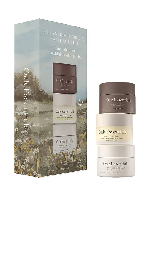 Cleanse & Hydrate Balm Routine by Oak Essentials