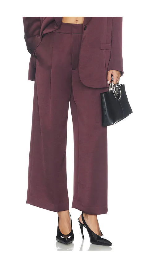 Cropped Pleated Trouser by Smythe