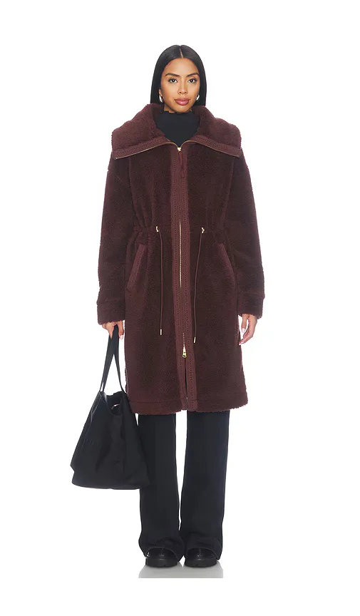Bennet Long Sherpa Coat by Varley