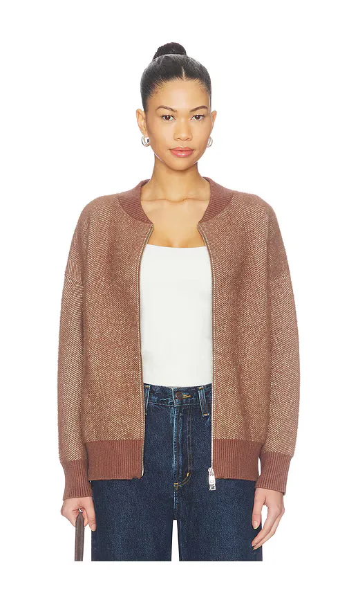 Zenia Zip Through Knit Jacket by Varley