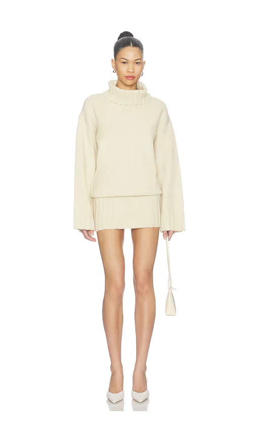 Rouson Knit Turtleneck Dress by More to Come