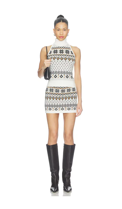 Frankie Fairisle Skirt Set by More to Come