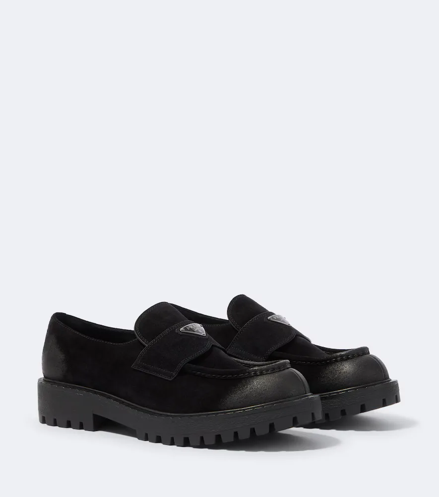 Suede Loafers by Prada
