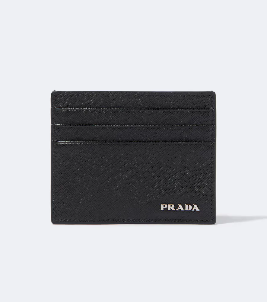 Saffiano Leather Card Holder by Prada