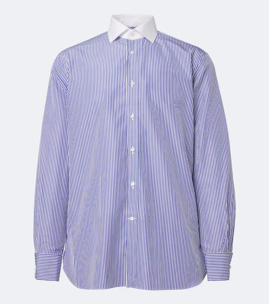 Striped Cotton Poplin Shirt by Ralph Lauren