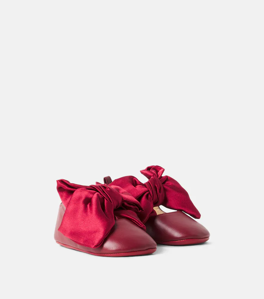 Baby Lou Babe Leather Ballet Flats by Christian Louboutin