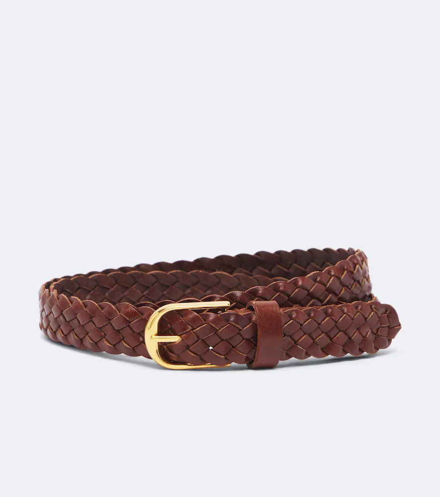 Jane Braided Leather Belt by Nili Lotan