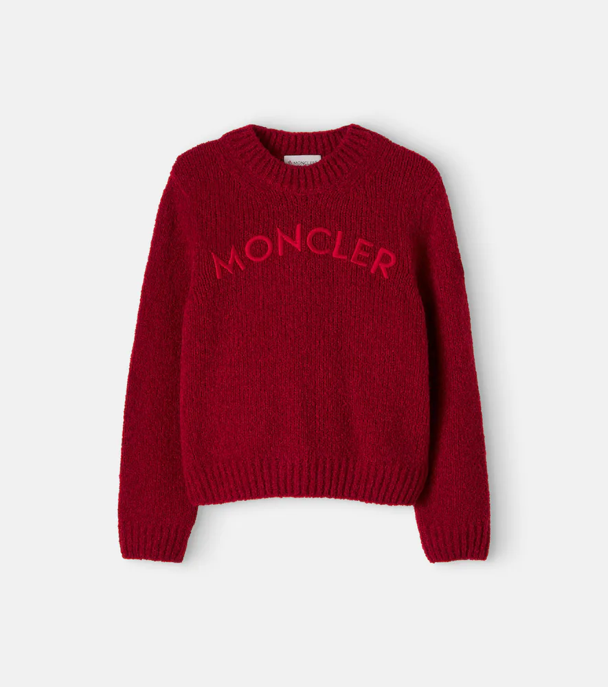 Enfant Logo Wool-Blend Sweater by Moncler
