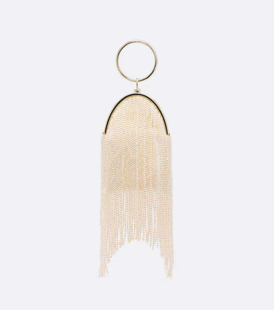 Raindrops Embellished Top-Handle Bag by Jimmy Choo