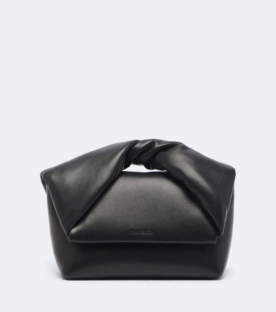 Twister Small Leather Top-Handle Bag by JW Anderson